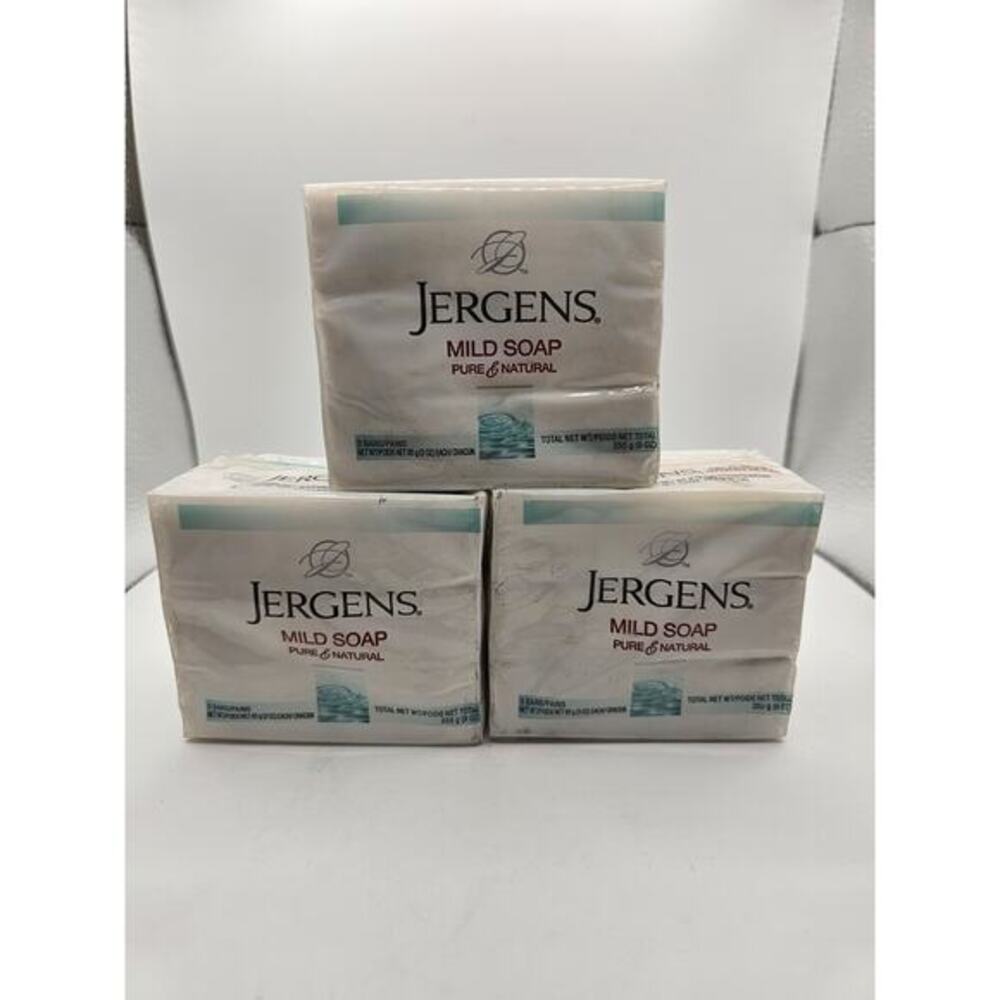 3 Packs Jergens Mild‎ Bar Soap 3 Bars 3 Oz (9 Bars Total)